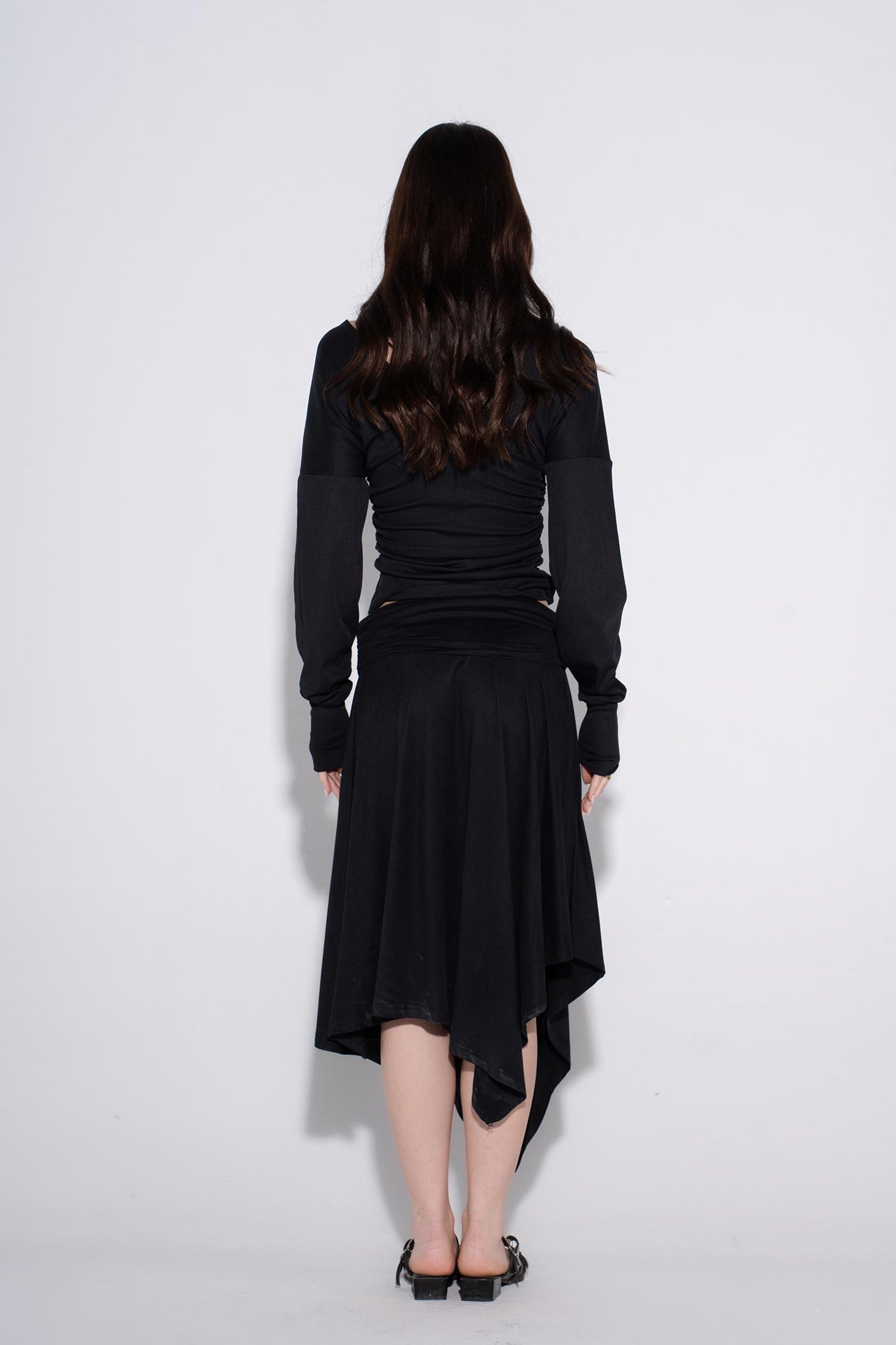 Nina Draped Set - Black