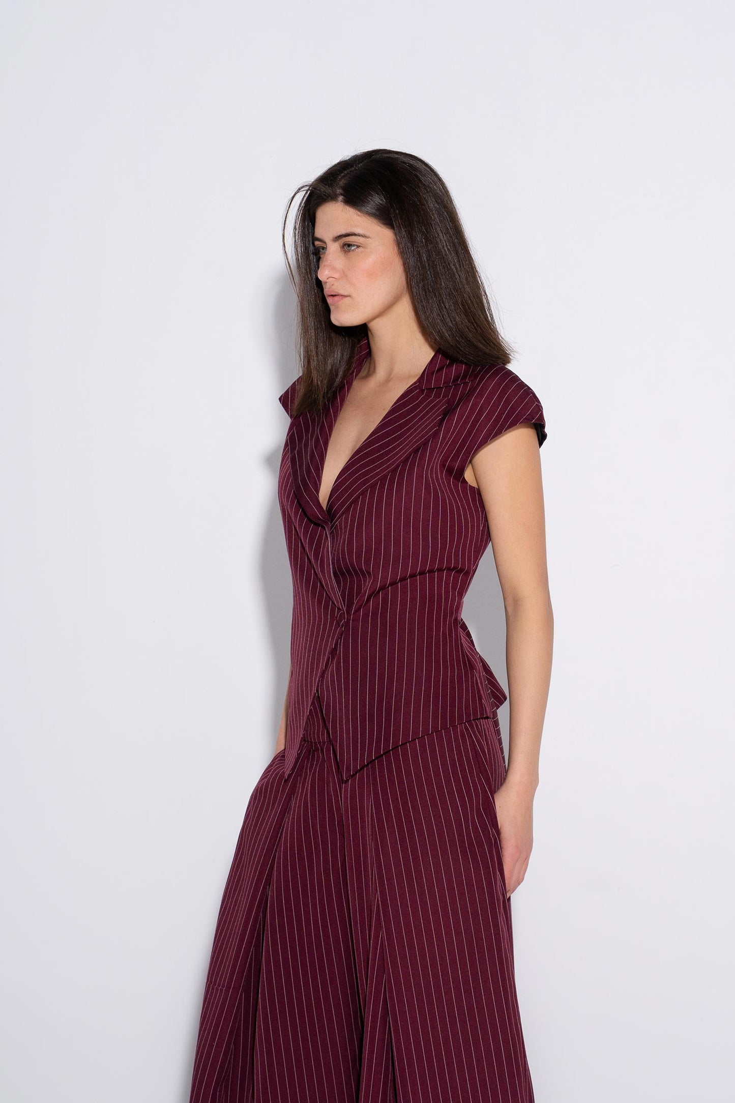 The Summer Boss Suit - Burgundy