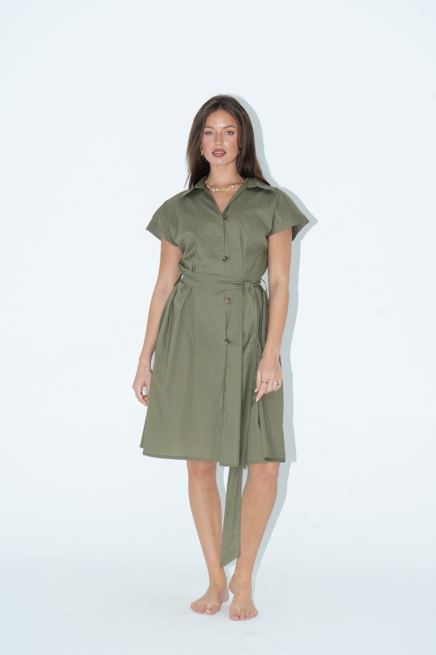 The Daily Dress -Olive