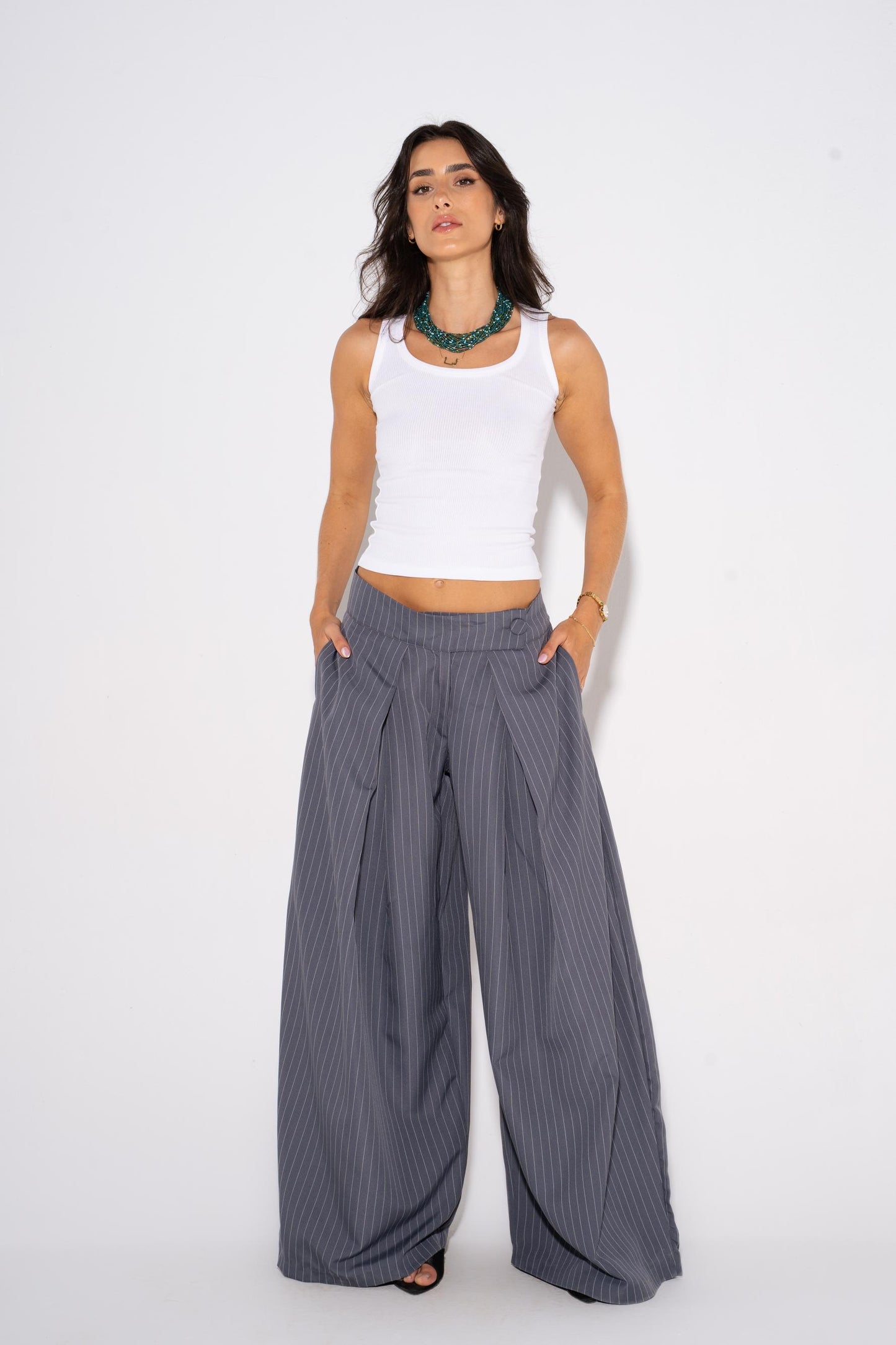 The Summer Boss Pants - Grey