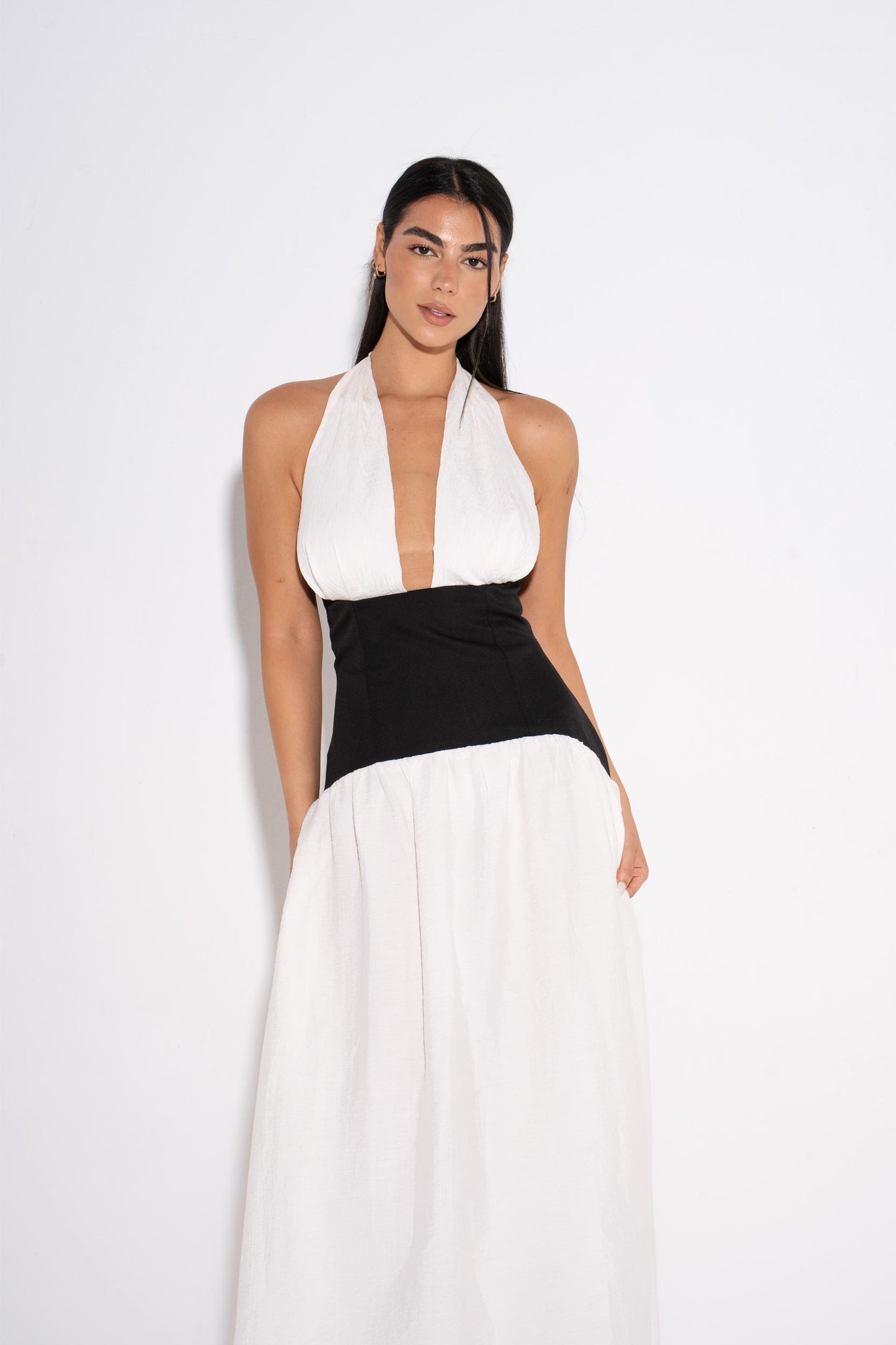 Sunset in Capri Dress - White