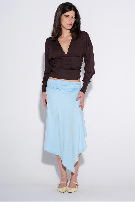 Nina Draped Set - Brown