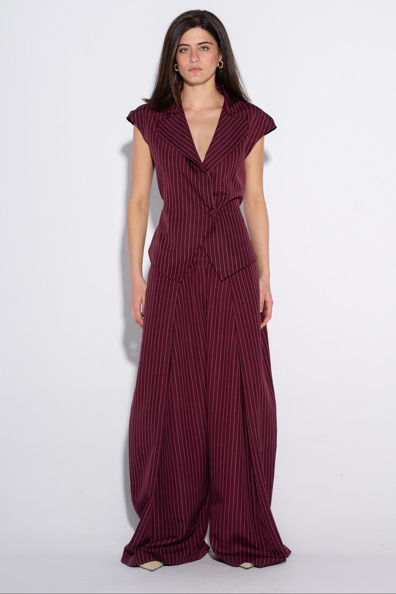 The Summer Boss Suit - Burgundy