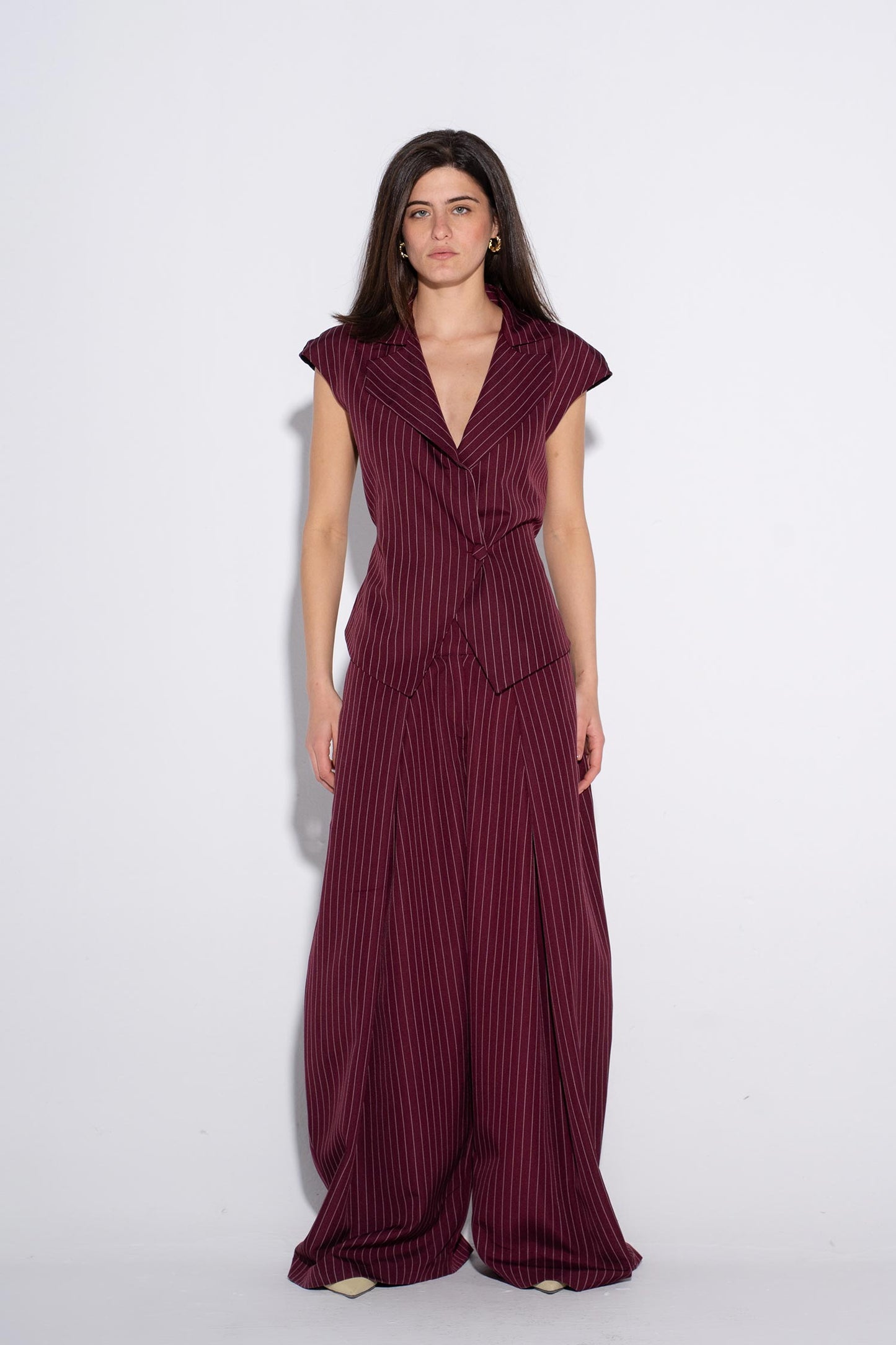 The Summer Boss Top - Burgundy