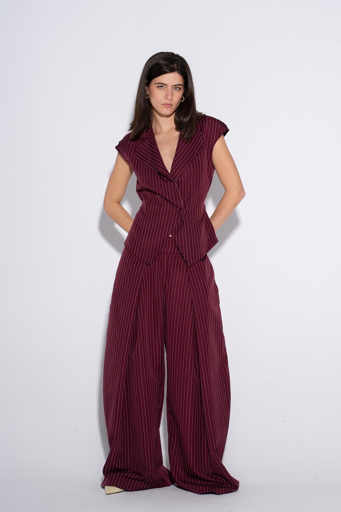 The Summer Boss Suit - Burgundy