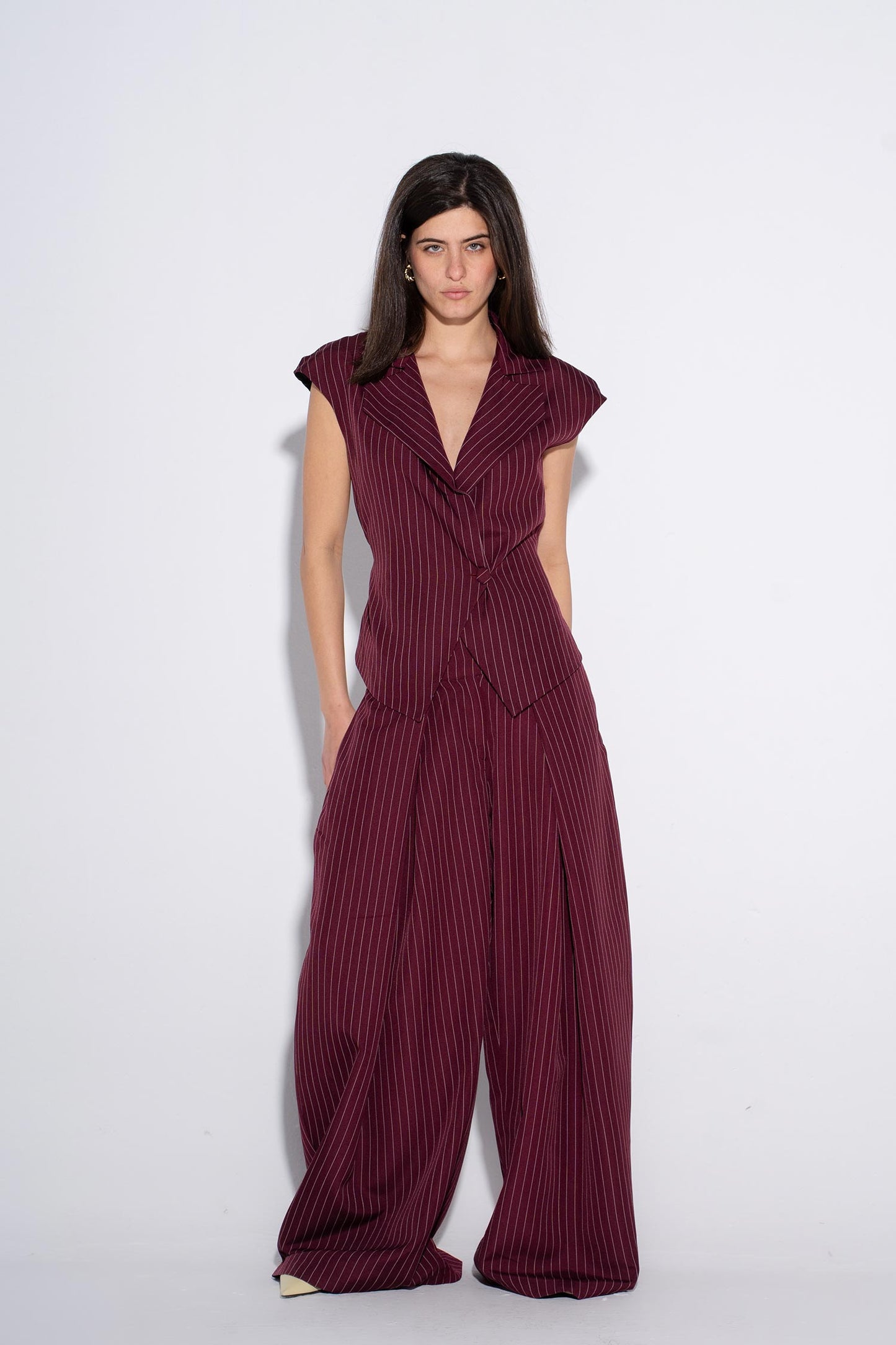 The Summer Boss Suit - Burgundy