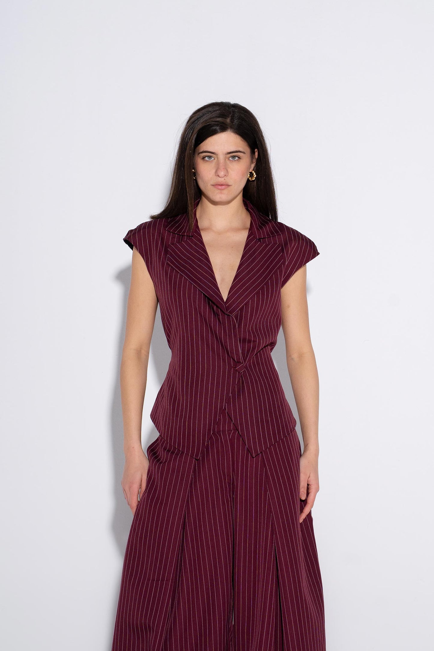 The Summer Boss Top - Burgundy
