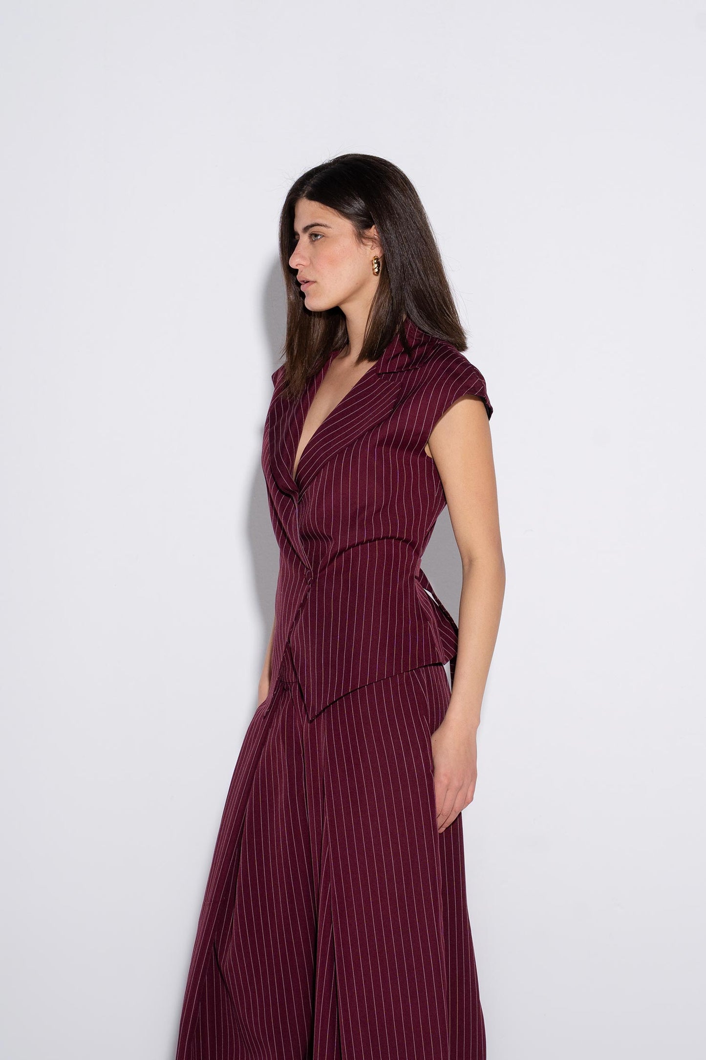 The Summer Boss Top - Burgundy