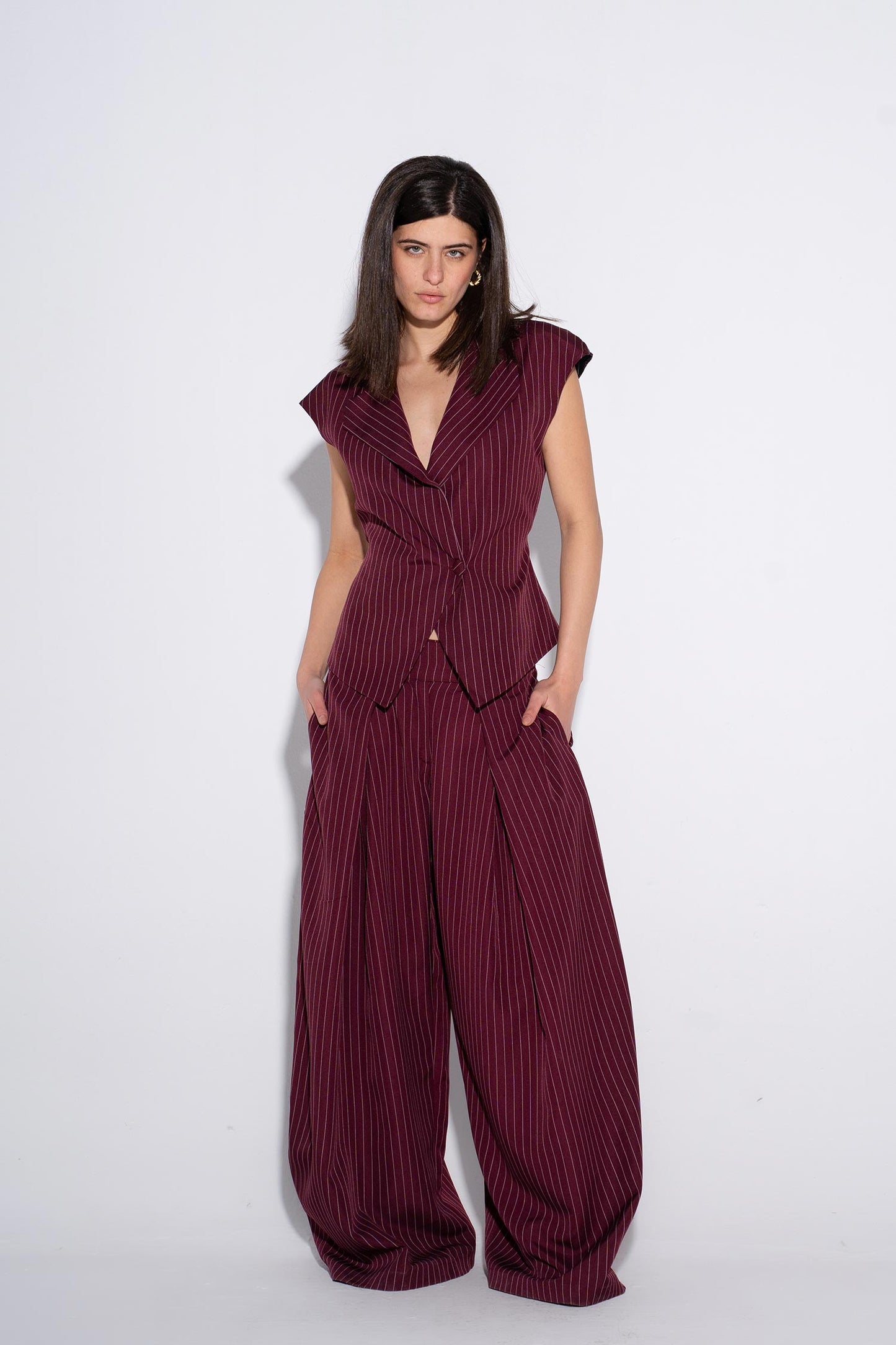 The Summer Boss Top - Burgundy