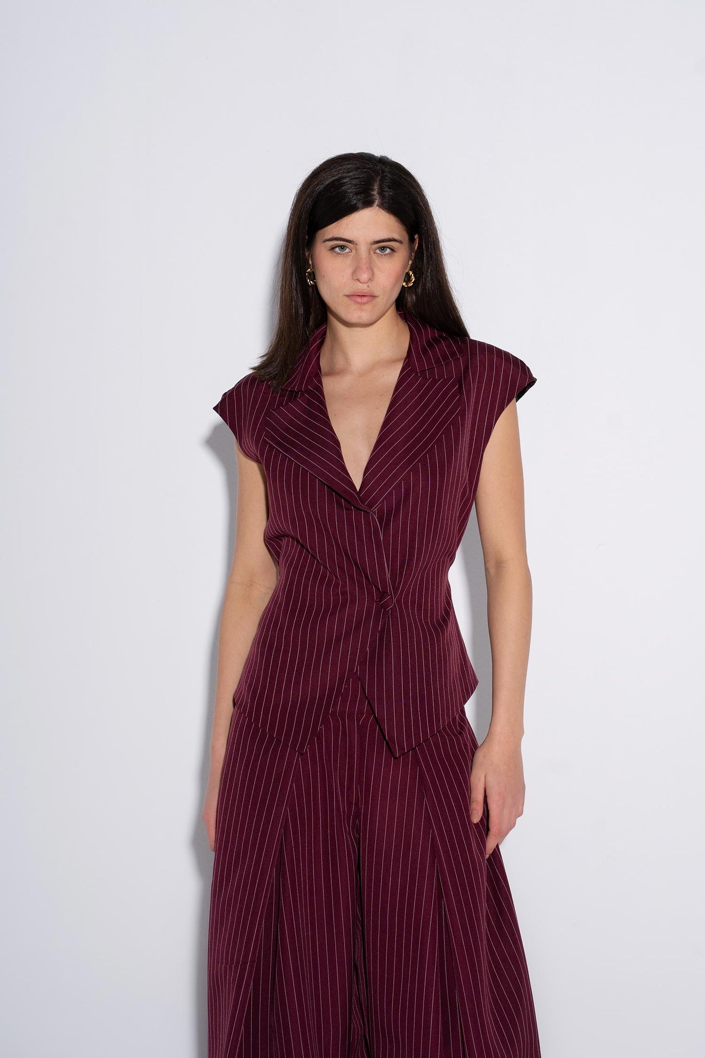 The Summer Boss Top - Burgundy