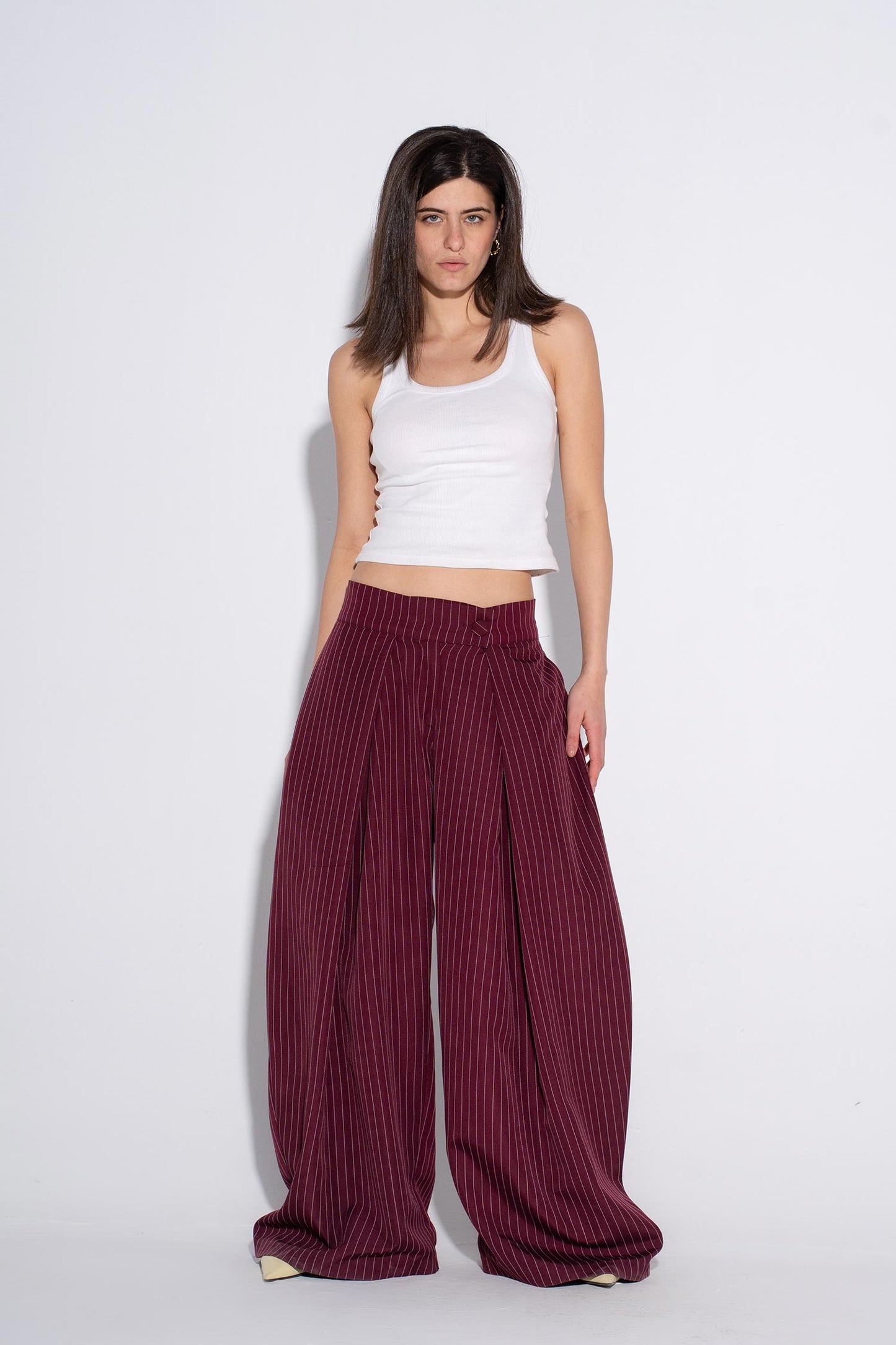 The Summer Boss Pants - Burgundy