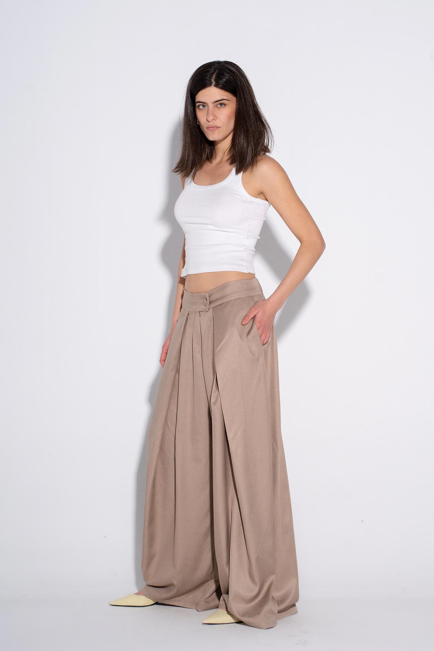 Modern Muse Pants - Beige
