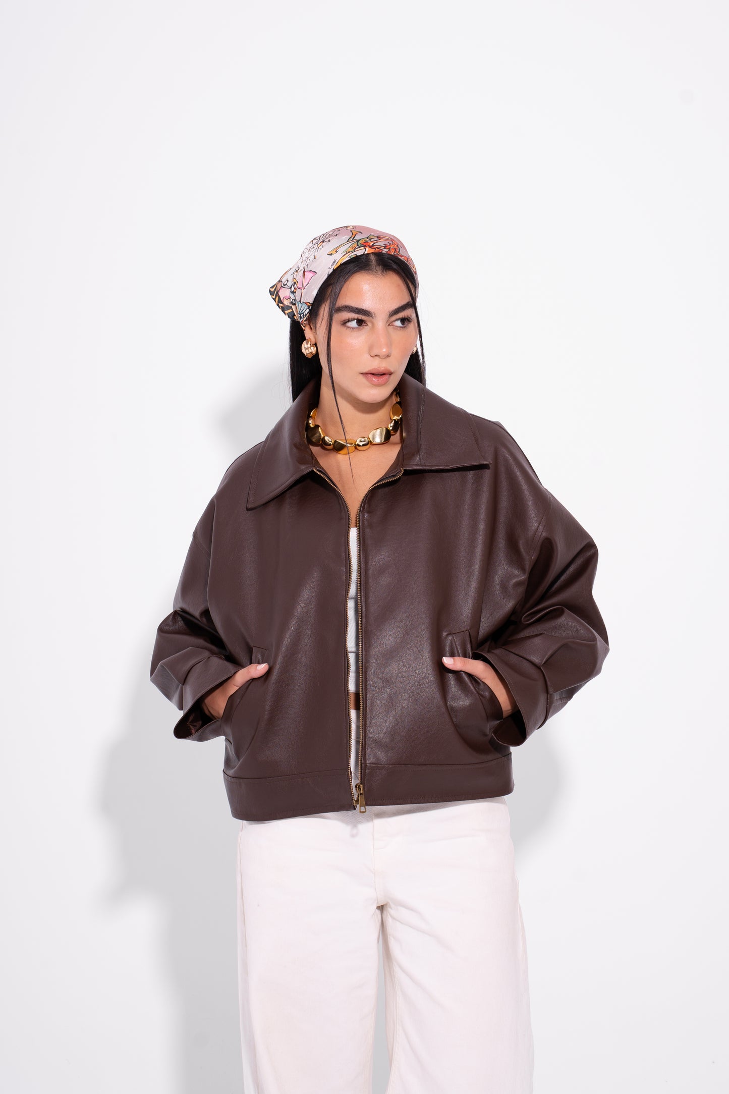 The Coffee Run Jacket - Brown