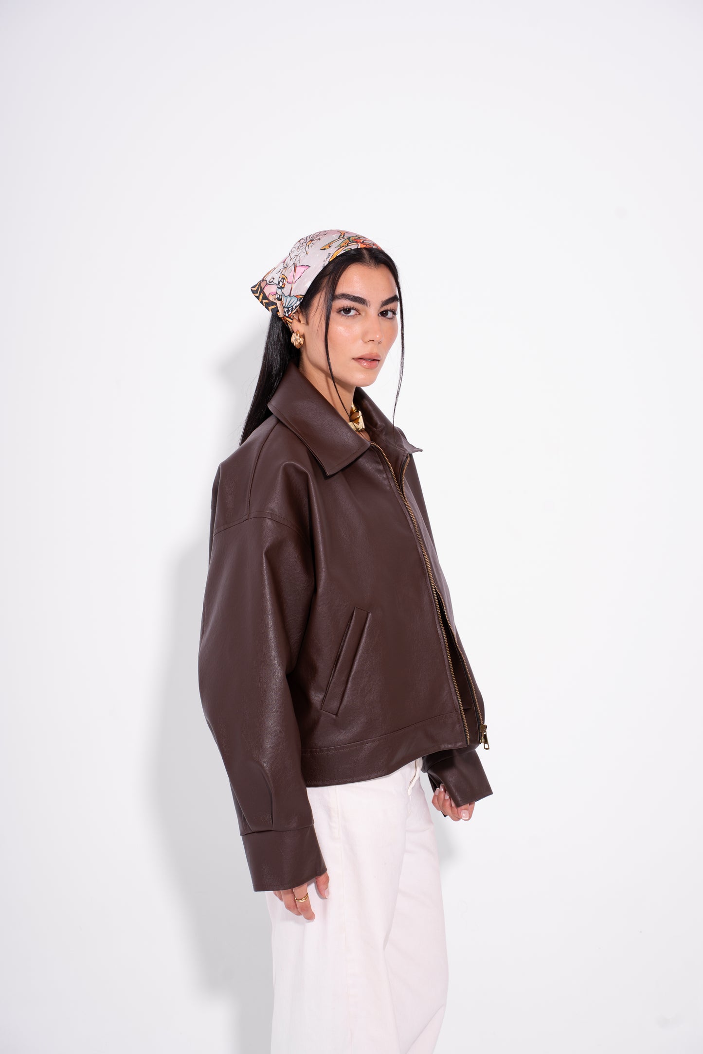 The Coffee Run Jacket - Brown