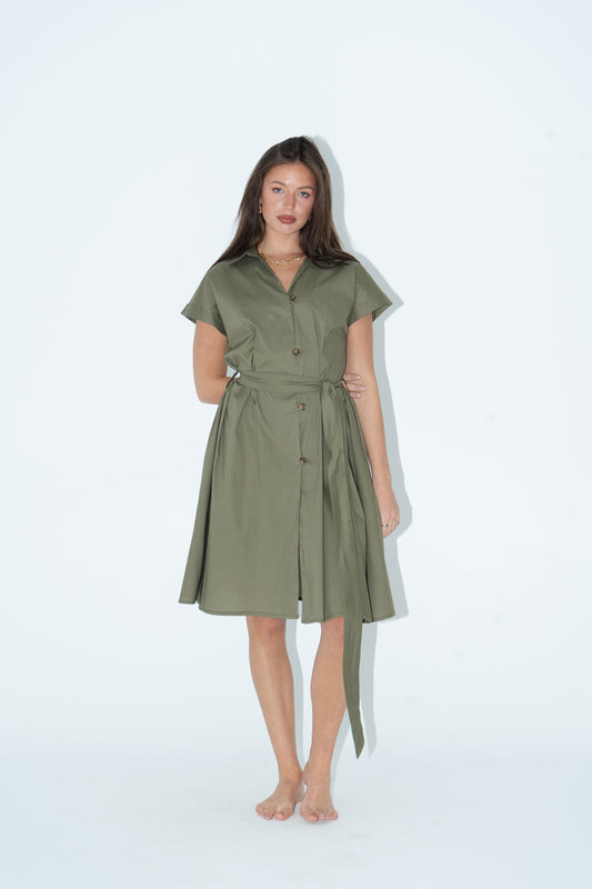 The Daily Dress -Olive