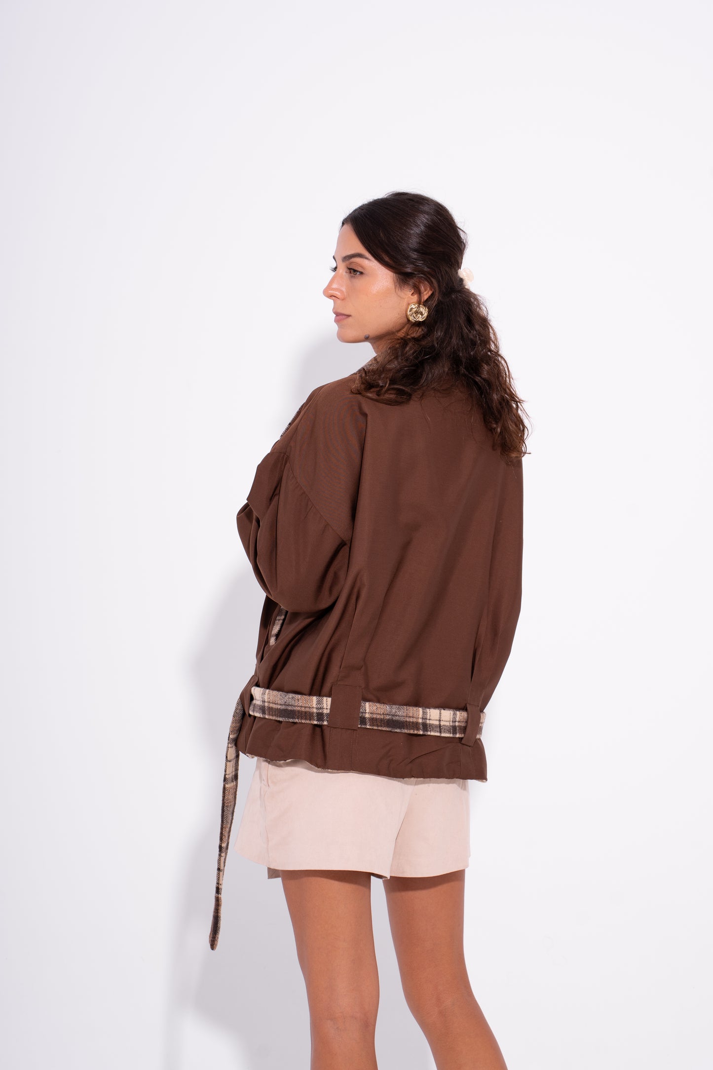 Qut reversible jacket - Brown