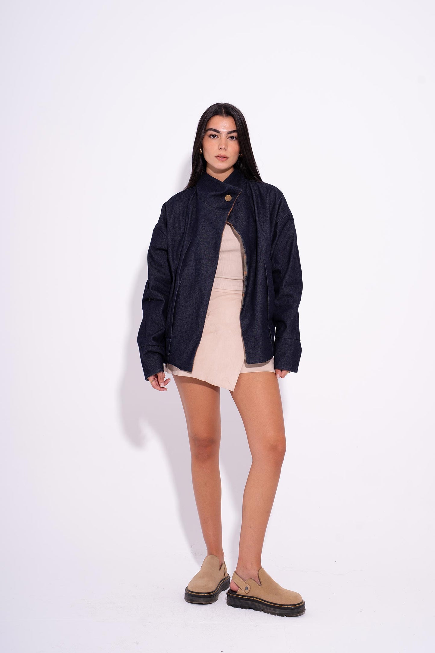 Qut Reversible Jacket - Blue