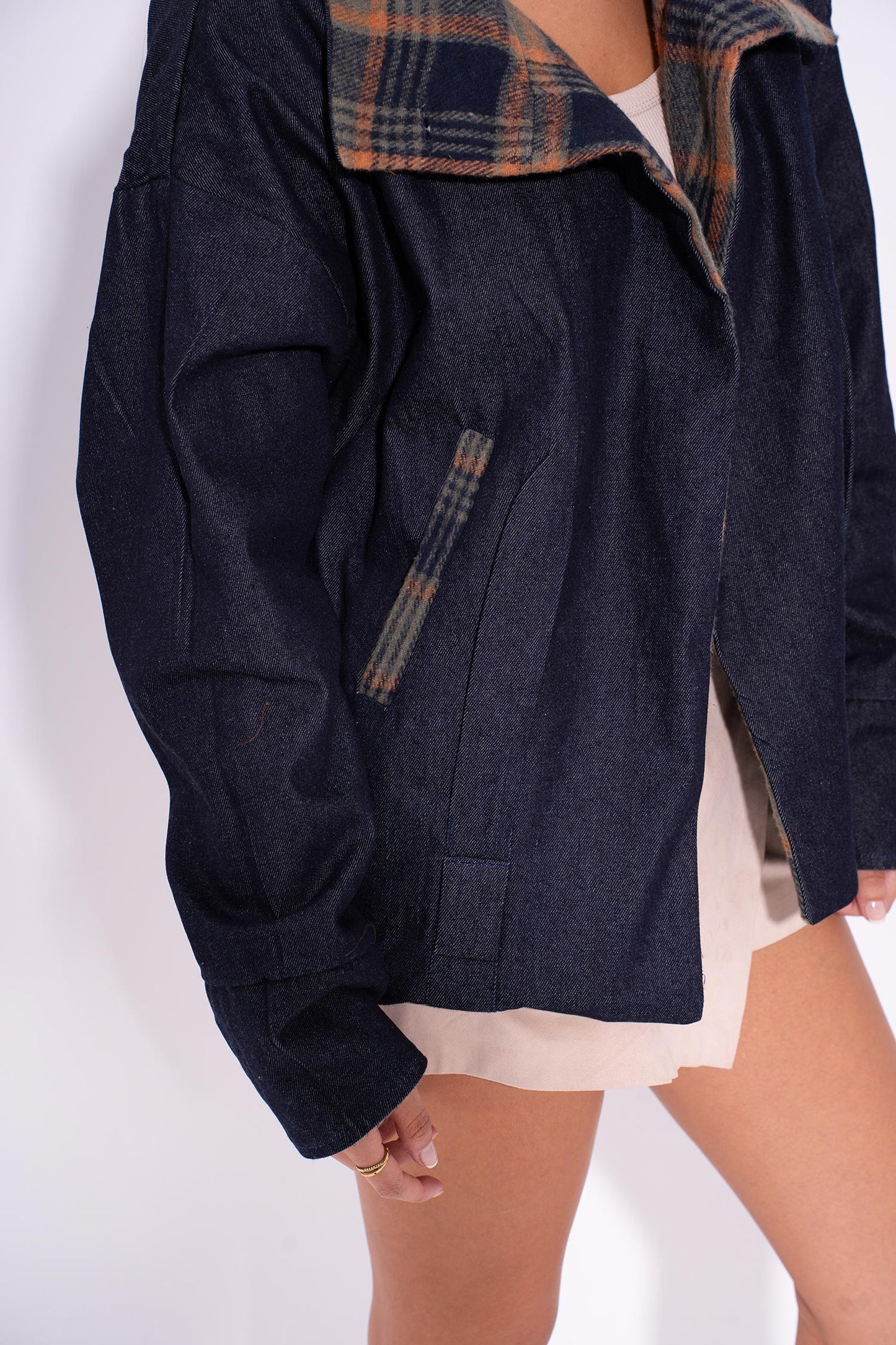 Qut Reversible Jacket - Blue