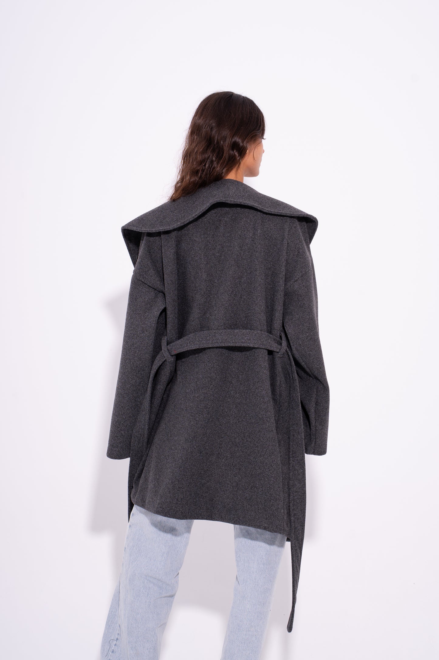 The Bold Wool Coat - Grey