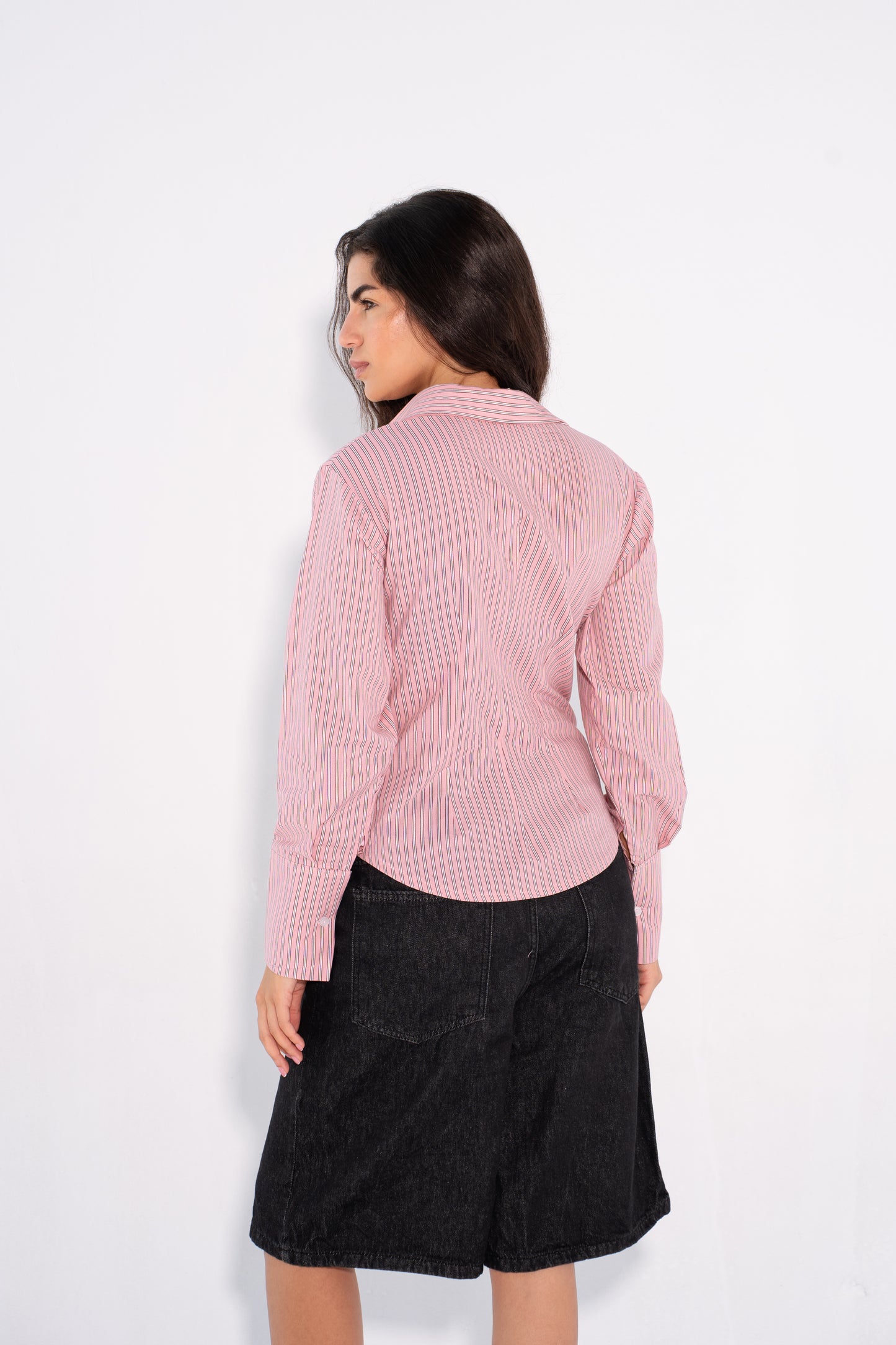Dusty Rose Long Sleeves Shirt - Pink