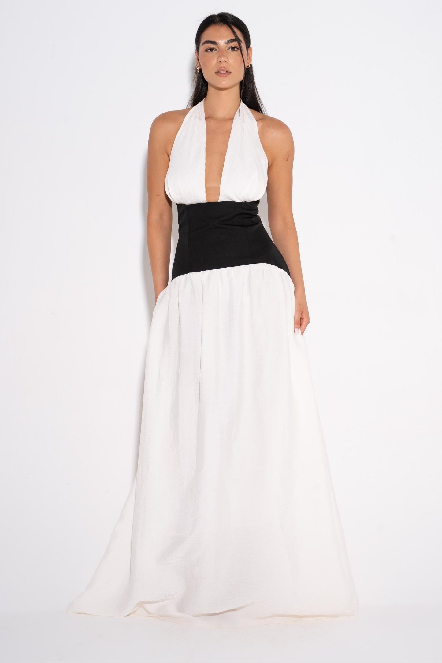 Sunset in Capri Dress - White