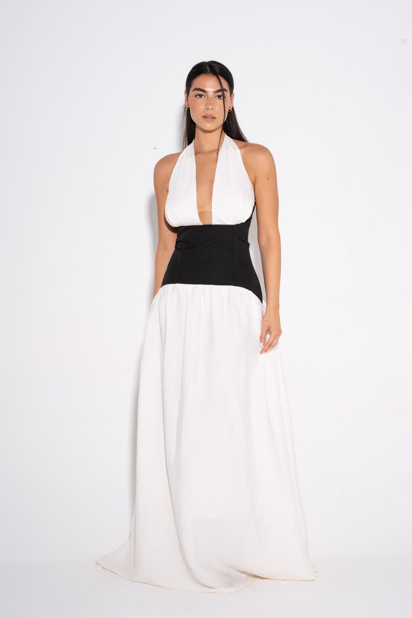 Sunset in Capri Dress - White