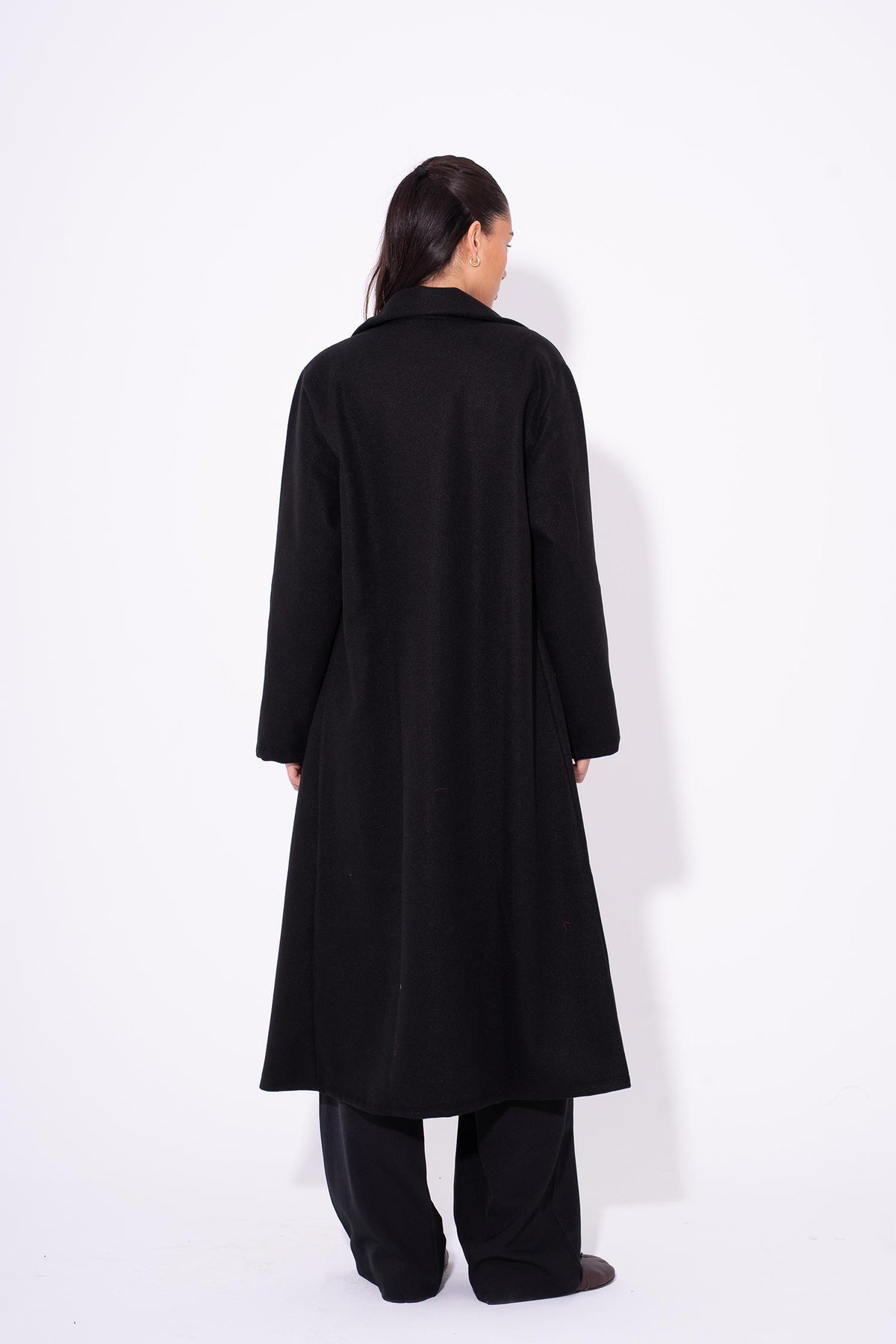 Wool Coat - Black