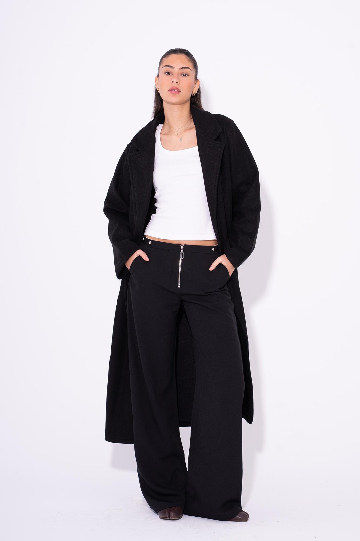 Wool Coat - Black