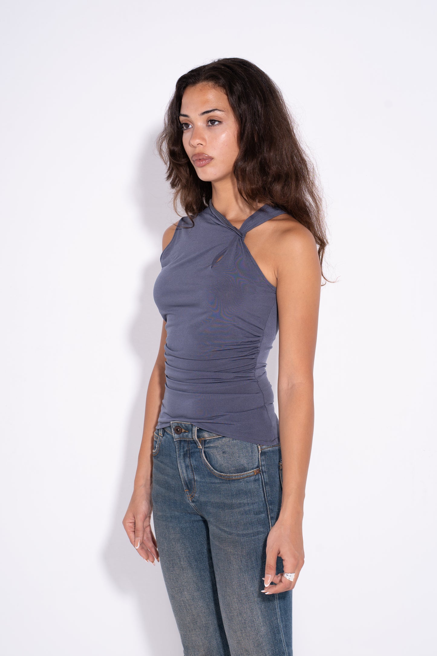 The Mila Daily Top-Grey
