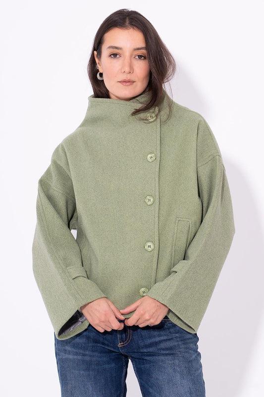 Gokh Button Jacket - Green