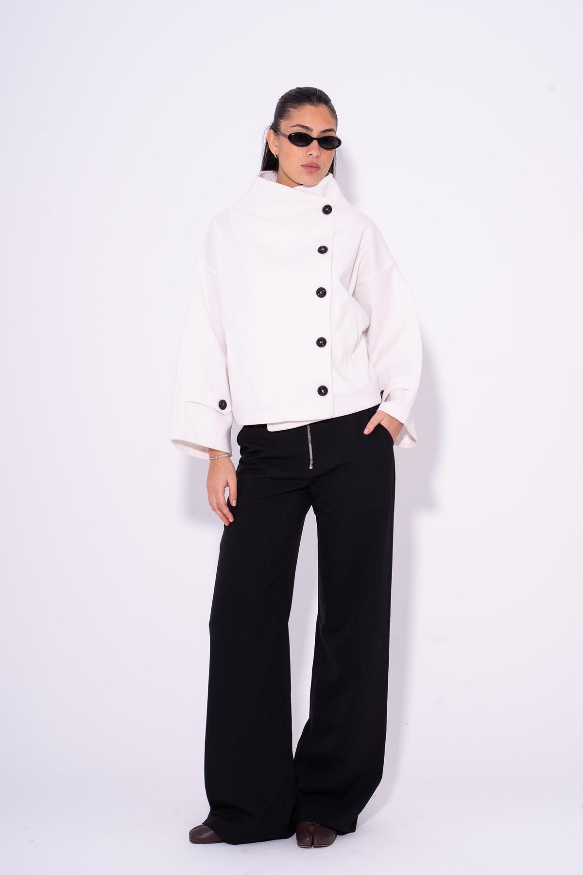 Gokh Button Jacket - White