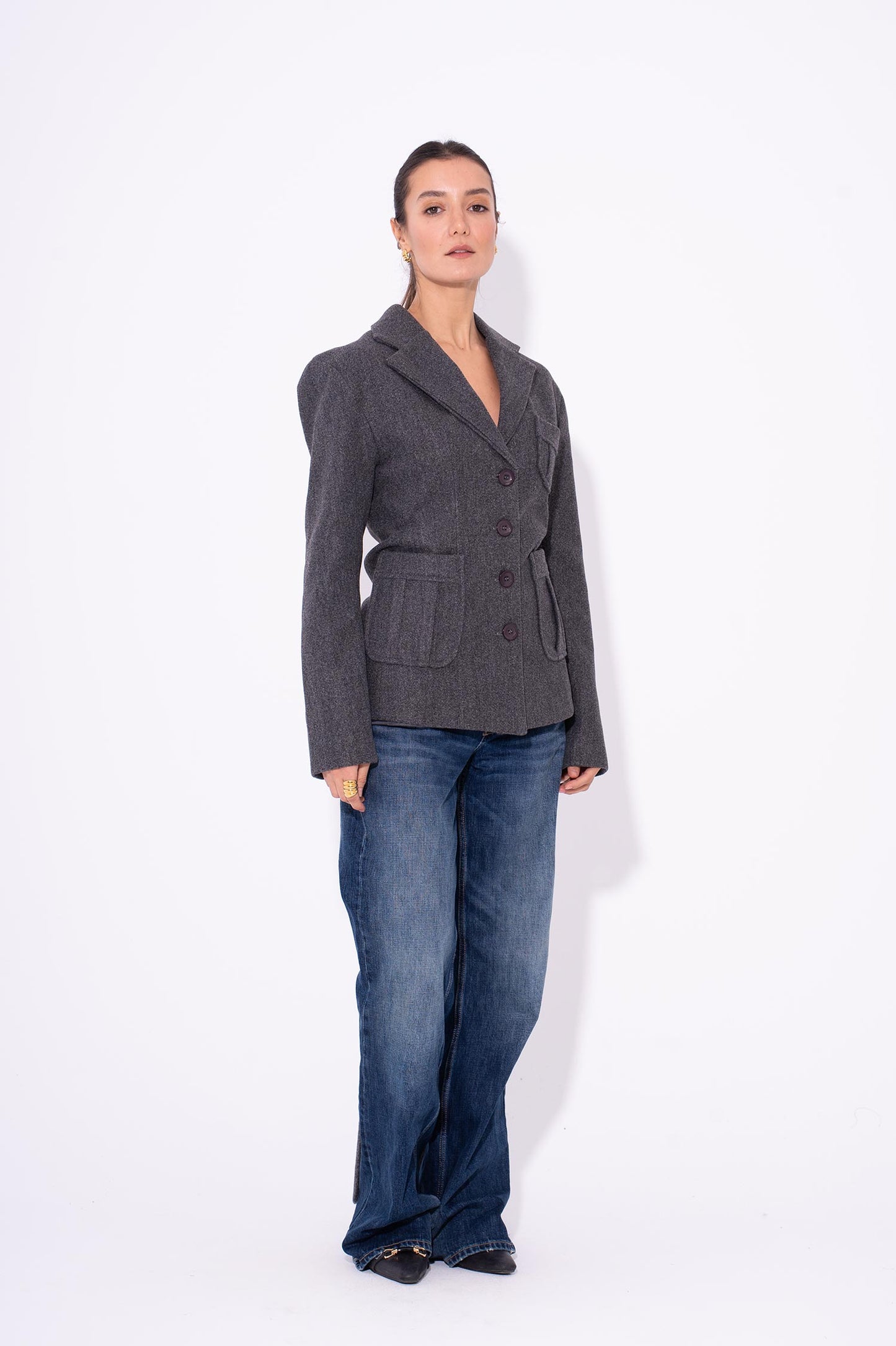 Daily Slay Blazer - Grey