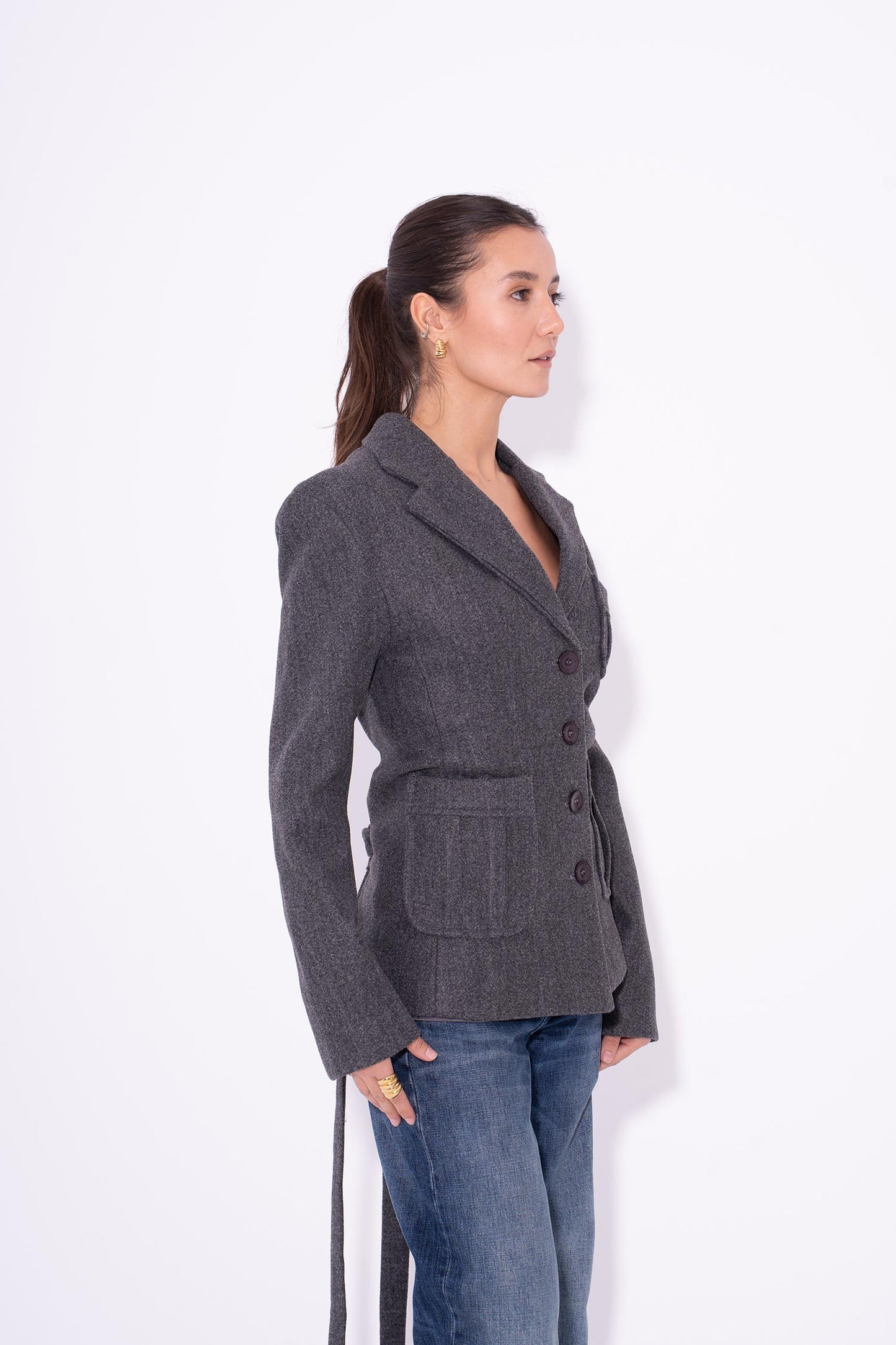 Daily Slay Blazer - Grey