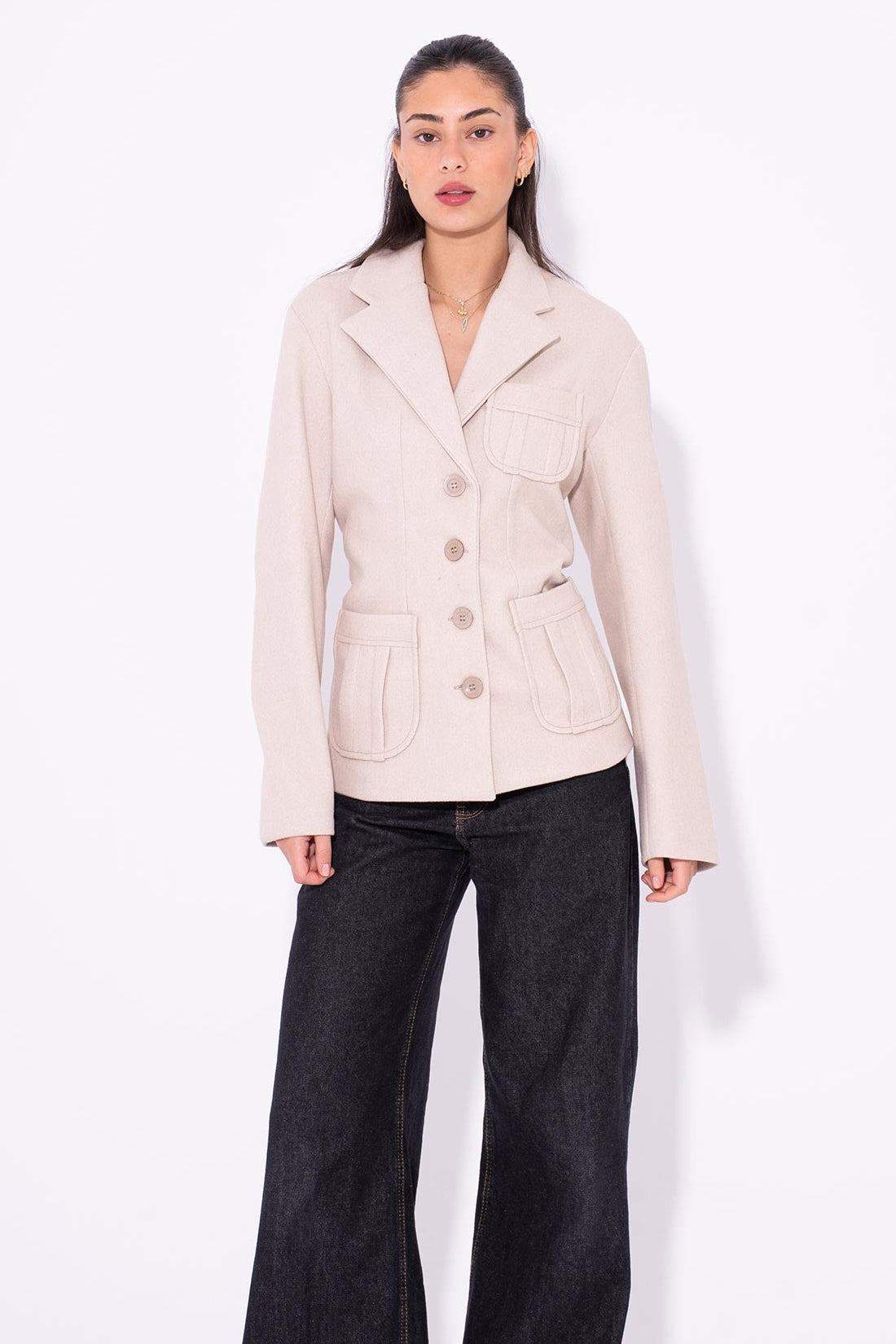 Daily Slay Blazer - Beige