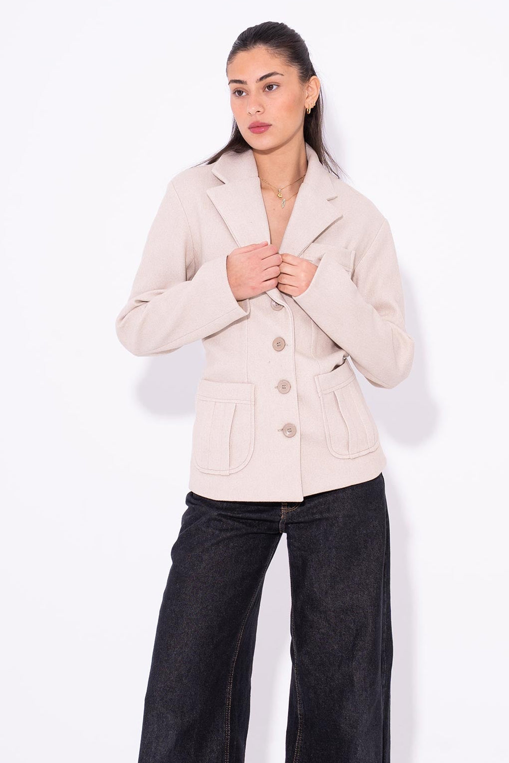 Daily Slay Blazer - Beige