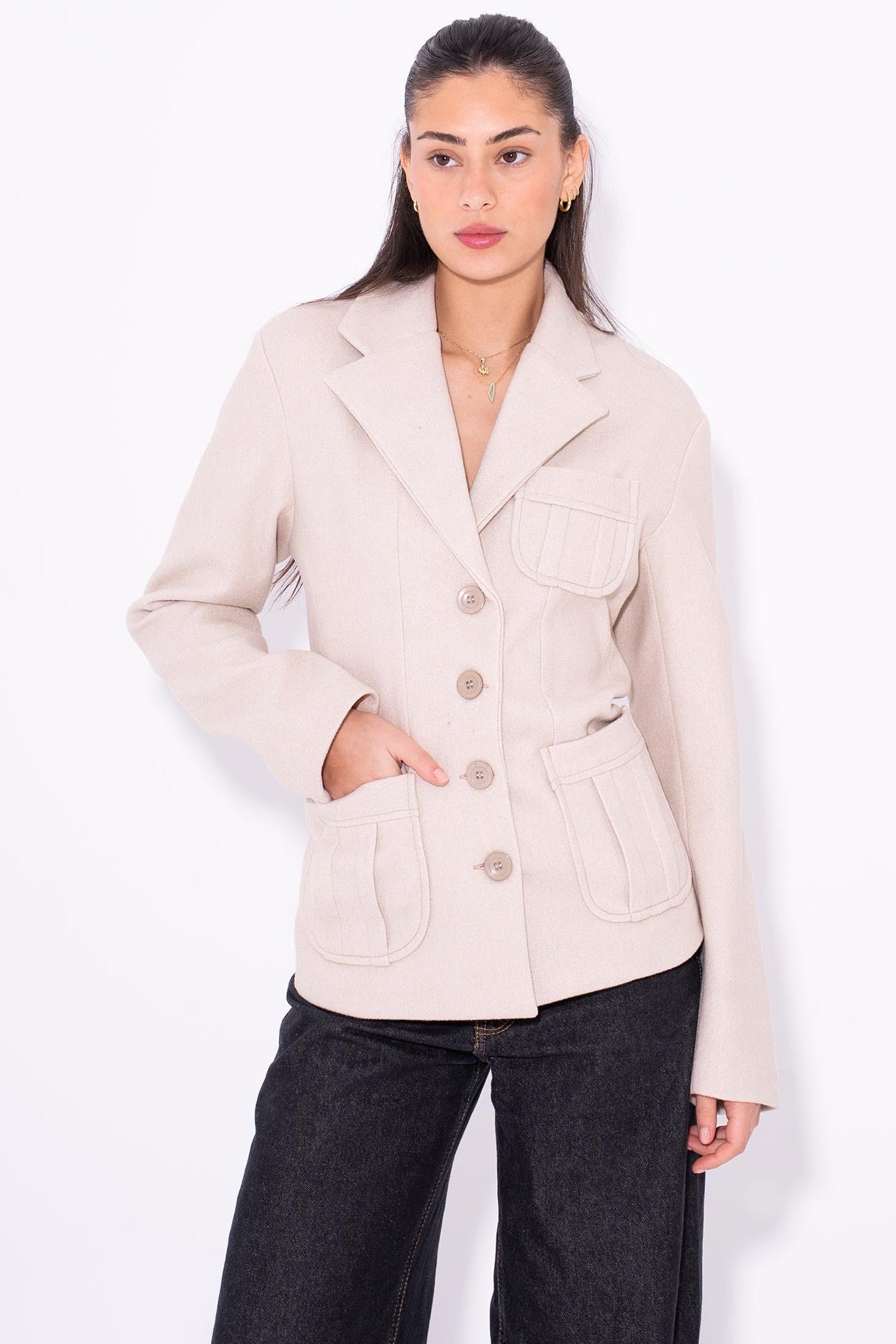 Daily Slay Blazer - Beige