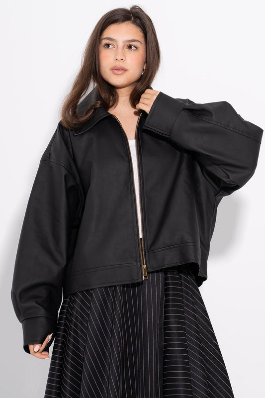 The Coffee Run Jacket - Black