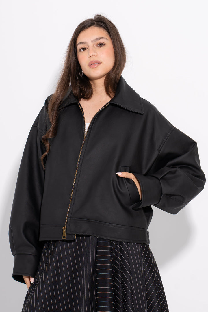 The Coffee Run Jacket - Black
