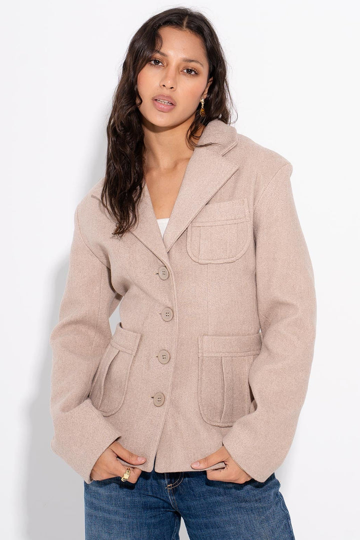 Daily Slay Blazer - Beige