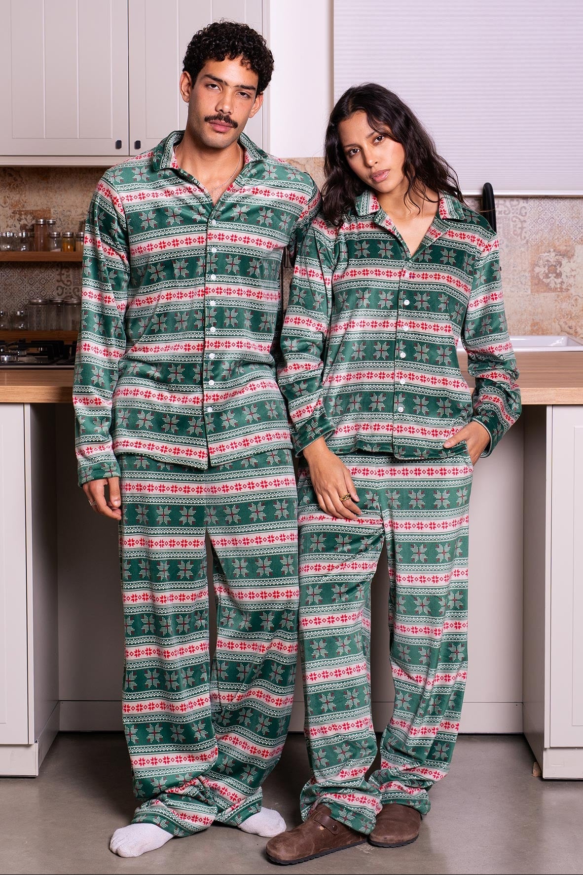 Unisex Xmas Pajama - Green